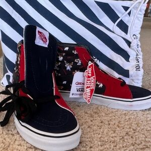 Vans  CUSTOM Red & Black Gremlins High-Top Sneakers women 7.5